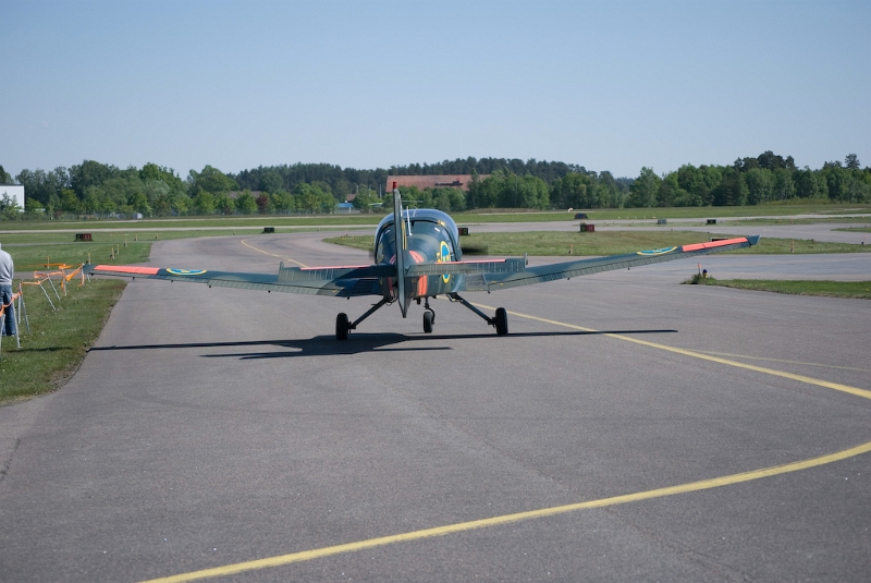 DSC_0140.jpg - Magnus Lundell flög även uppvisning med sin SK61 Bulldog under dagen.